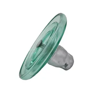 High Voltage Insulation Toughened Glass Electrical Pin Insulators Disc Suspension Type Insulator