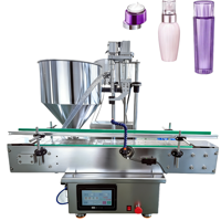 Petites machines de remplissage automatiques pour pâte d'huile d'olive, miel, cosmétiques, parfums et liquides en bouteille