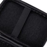 Étui de protection personnalisé pour câble de données, organisateur de casque, pochette de rangement EVA, chargeur de téléphone portable, fermeture éclair, sac de rangement