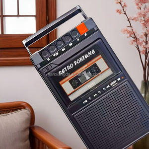 Reproductor de Casetes Retro HXD-P5 RETRO FORTUNE, Reproductor de Casetes <span class=keywords><strong>Vintage</strong></span> con USB, Bluetooth, MP3, <span class=keywords><strong>Walkman</strong></span>, Colores Negro, Verde y Blanco, Altavoz - Product Image 2