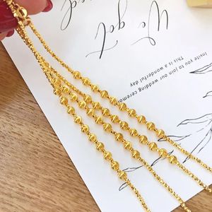 กำไลข้อมือทองคำแท้ 18K หนา 4 มม. ดีไซน์เรียบหรู สำหรับผู้หญิงและเด็กผู้หญิง ยี่ห้อ Xinfly เหมาะสำหรับงานแต่งงานและงานปาร์ตี้ - Product Image 2