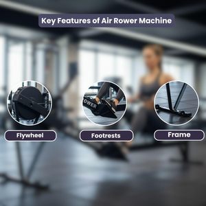 Máquina de Remo Comercial con Monitor, Simulador de Esquí Horizontal, Equipo de Cardio de Alta Calidad para Gimnasio Interior - Product Image 4