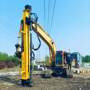 Moteur de foreuse de puits profond pour excavatrice sur chenilles hydraulique, diamètre de forage 200 mm, profondeur max. 70 m, pour exploitation minière en carrière ouvert - Product Image 6