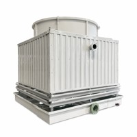 Nueva Torre de Enfriamiento Industrial de Flujo Cruzado de FRP, Tipo Cuadrado Anticorrosión con Diseño de Bajo Mantenimiento para Enfriamiento de Procesos HVAC