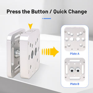 Aksesori Robot industri CNC 3240 penjepit tempat kerja Manual silinder pneumatik pemasangan mudah tarik Mount untuk <span class=keywords><strong>Gripper</strong></span> - Product Image 2