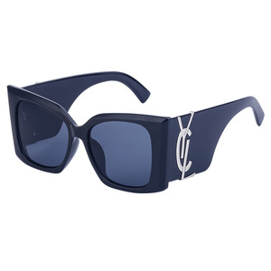 Gafas de Sol Estilo Yang Shulin, Protección UV400, Montura de PC Marrón, Gafas de Sol Extra Grandes para Mujer - Product Image 2