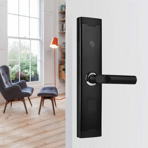 Lector de tarjetas Electrónica Smart Hotel Cerradura de puerta con llave mecánica con tarjeta RFID con software gratuito - Product Image 3