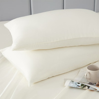 Taie d'oreiller Zenmoon minimaliste en bambou et bois, anti-acariens, motif uni, paire, confortable pour l'été, protection de coussin pour la maison