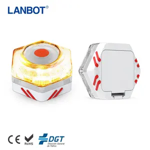 Nhà Máy Bán buôn có thể sạc lại V16 từ xe ánh sáng khẩn cấp LED cho đèn hiệu bên đường tai nạn giao thông cảnh báo an toàn