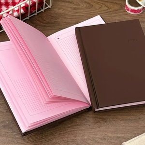 Quaderno A5 con Copertina Rigida, 80 Fogli Colorati, Motivo Cioccolato e Fragola, <span class=keywords><strong>per</strong></span> Scuole, Uffici e Ragazze - Product Image 3