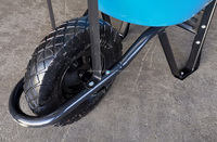 Roue pneumatique Brouette Pneu Roue TRUPER Llss Brouette Pneus Bloc Pneumatique 16 "x 4.00-8 Modèle Truper Gonflé