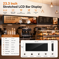 Monitor de Señalización Digital con Pantalla LCD Comercial Extensible, con Ángulo de Visión Completo, para Exhibición de Promociones en Supermercados