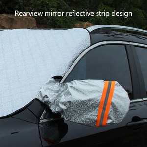 Couverture de pare-soleil magnétique imperméable forte, garde la <span class=keywords><strong>voiture</strong></span> au frais, pare-brise d'été, neige, glace, protection d'essuie-glace en <span class=keywords><strong>hiver</strong></span> - Product Image 4