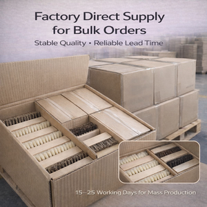 Sneaker-Reinigungsbürsten-Set im Großpack |   Pferdehaar & PP-Borsten |   OEM-Logo verfügbar |   Schuhpflege-Set für Großhandelskäufer - Product Image 6