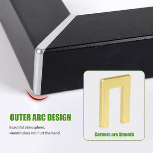 Instalação Fácil DIY, Corrimão de Alumínio, Guarda-Corpo de Vidro, Corrimão Superior, Cerca de Escada de Vidro, Amostra de Corrimão para Teste - Product Image 6