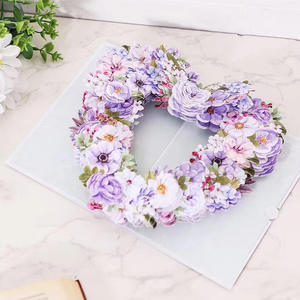 การ์ดอวยพรวาเลนไทน์ลายดอกพีชพร้อมซอง 3 มิติ แบบป๊อปอัพ สำหรับงานหมั้นและงาน<span class=keywords><strong>แต่งงาน</strong></span> ขายส่ง - Product Image 1