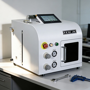 เครื่องทำความสะอาดหัวฉีดอัตโนมัติรุ่น HENC-24 พร้อมมอเตอร์ PLC ประสิทธิภาพสูง 24 ช่อง สำหรับการบำรุงรักษา Pick and Place - Product Image 3