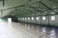 Tente en toile de coton 100 pour hommes pour l'UPDF en OUGANDA