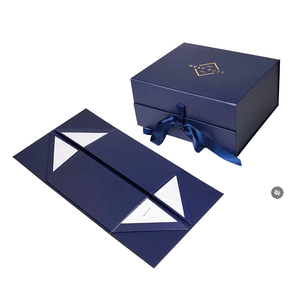 Cajas de Regalo de Cartón Negro al por Mayor, Logotipo Personalizado, Cierre Magnético, Laminación Brillante/Mate, Grabado en Relieve para Presentaciones Premium - Product Image 4