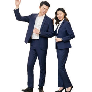 Robe de couple avec photo d'identité de mariage grande taille col mandarin peigné costume d'affaires orthodoxe pour hommes et femmes - Product Image 5