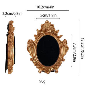 विटोरियन-शैली के बालियां नाखून कला रिंग धारक सजावटी फोटो फ्रेम गहने प्रदर्शन रेसिन फोटोग्राफी प्रोप्स - Product Image 5