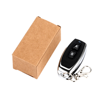 Universal 433MHz Metall 2 Tasten EV1527 Lerncode A/B-Taste Drahtlose Fernbedienung Unterstützung DIY