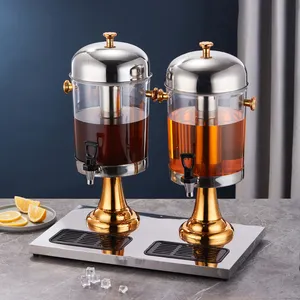 Kaffee Bar Getränk Dispenser Edelstahl gewerbe einzeln doppel-dreitruppel-Tank Saftgetränk-Dispenser