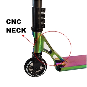 Patinette cascadeuse arc-en-ciel Pro pour enfants et adultes, Scooter à rayures complet en aluminium, niveau d'entrée <span class=keywords><strong>Freestyle</strong></span> Kick - Product Image 3
