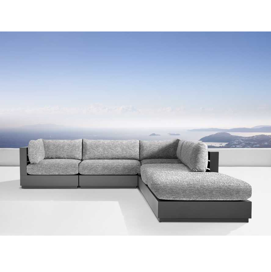 Garden set furniture new classic all weather waterproof metal aluminum outdoor sofa