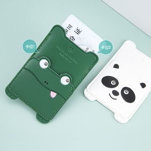 Cao Cấp Da Điện Thoại Chủ Thẻ Stick Trên Ví Cho Iphone Và Android Điện Thoại Di Động Phong Cách Tối Giản Với Không Trượt Lót - Product Image 4