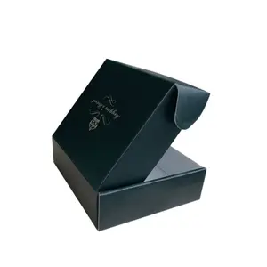 Factory Supplier Custom Printing Recycled Product black corrugated mailing shipping boxes