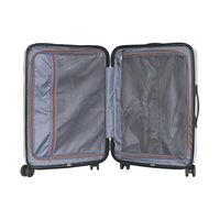 Grosir Langsung Pabrik Tas Laptop Mewah Bukaan Depan 4 Roda Ramah Lingkungan Ringan Bahan Polyester ABS+PC 20 24 28 Custom