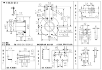 JSK9040 Eries 1024PPR 5-26VDC Encodeur incrémental à arbre creux avec sortie push-pull, haute résolution, haute protection, IP50/IP65