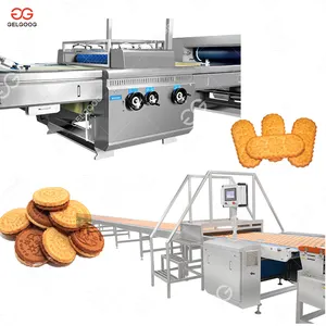 1200Kg Per Houres Biscuit Making Machine Area Cookie Making Equipment Hard And Soft Biscuit Production Line