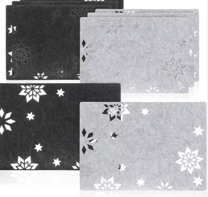 Sous-plat de Noël en feutre, design pratique et populaire, prix compétitif, pour la maison/l'hôtel - Product Image 1