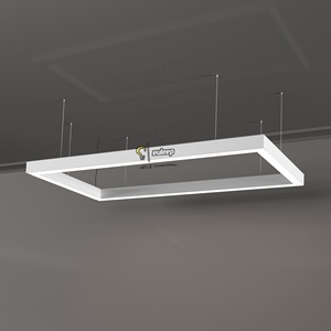 Đèn led thanh tuyến tính hiện đại 6000k, đèn thả trần hình chữ nhật tùy chỉnh cho bàn bida - Product Image 2