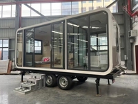 Conteneur de bureau modulaire préfabriqué de 20, 30 et 40 pieds, maison portable en forme de pod, cabine mobile en conteneur