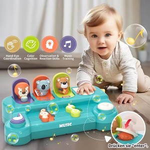 Jouets d'apprentissage pour bébés, jouets éducatifs, interrupteur musical, animaux pop-up, <span class=keywords><strong>jeu</strong></span> de boutons, jouets de développement pour bébés - Product Image 4