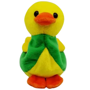 Plush Pillow Toy Custom Lovely Creative Little Yellow Duck Stuffed Plush Pillow Toy