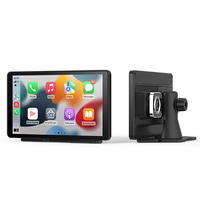 Radio para Auto de 7 Pulgadas con CarPlay Inalámbrico, Android Auto, GPS, WiFi, Reproductor Multimedia con Soporte para Cámara Trasera