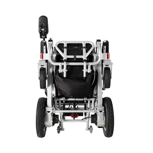 JBH 400lbs Folding Electric Wheelchair For The Elderly People Disabled Wheelchair With CE