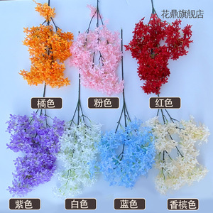 ดอกไลแลคประดิษฐ์ 95 ซม. สีชมพู ดอกไม้ผ้าไหมสำหรับตกแต่งงานแต่งงาน - Product Image 4