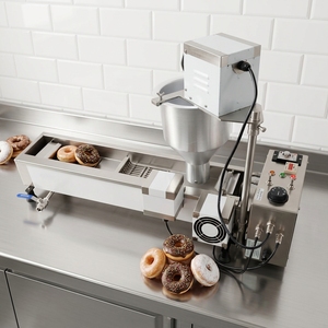 Machine à beignets à vitesse réglable, machine à faire des beignets, mini friteuse à une seule rangée - Product Image 3