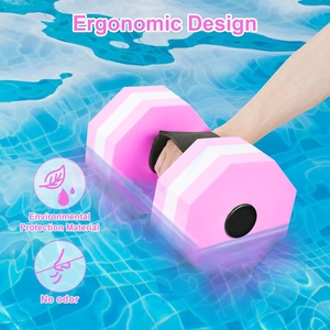 1 cặp EVA bọt nước quả tạ cho hồ bơi tập thể dục với nước Trọng lượng thủy sản thiết bị tập thể dục - Product Image 3