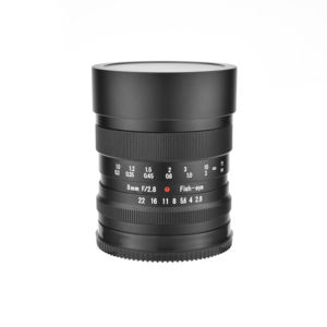 Lente ojo de pez 8mm F2.8 Lente de cámara de marco completo Lente gran angular - Product Image 2