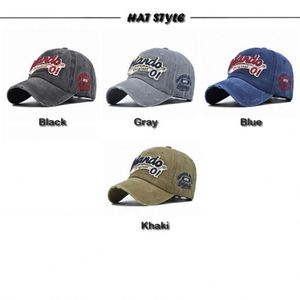 Casquette de baseball vintage sportive unisexe personnalisée avec patch tissé en relief, en tissu mesh classique, effet vieilli et lavé, à visière incurvée - Product Image 2