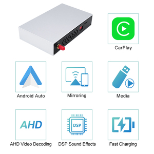 Boîtier de décodage audio pour voiture HFmidia Wireless CarPlay Android Auto compatible avec ACURA écran unique RDX ILX ZDX TL MDX 2009-2013 - Product Image 6
