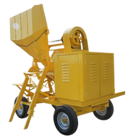 Bétonnière diesel 510L avec chargeur, capacité de mélange 350L, machine à béton