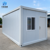 Maison conteneur pliable, bâtiment modulaire préfabriqué démontable, cabane portable, maison pliante en kit pour bureau temporaire