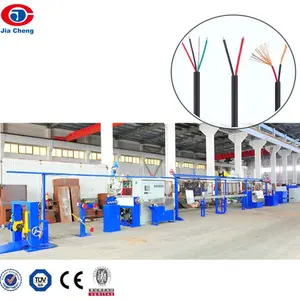 JIACHENG Cat5 and Cat6 Electric Four-core With Pvc Cover House Cable Extruder Making Production Line Machine